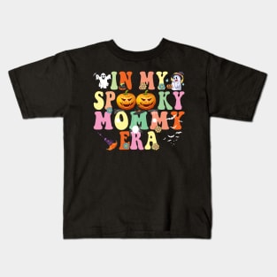 In my Spooky Mommy Era Funny Halloween Kids T-Shirt